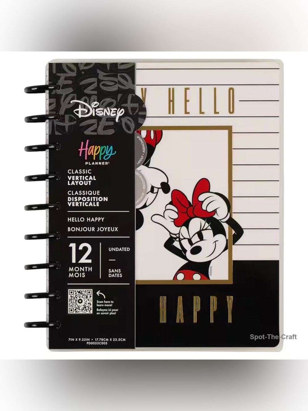 The Happy Planner Disney "Hello Happy" Classic Undated 12-Month Planner
